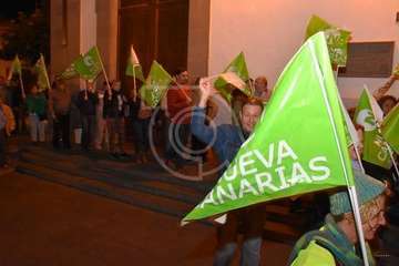 Arranque de la campaña electoral en Telde (Foto TA y Antonio Alí)